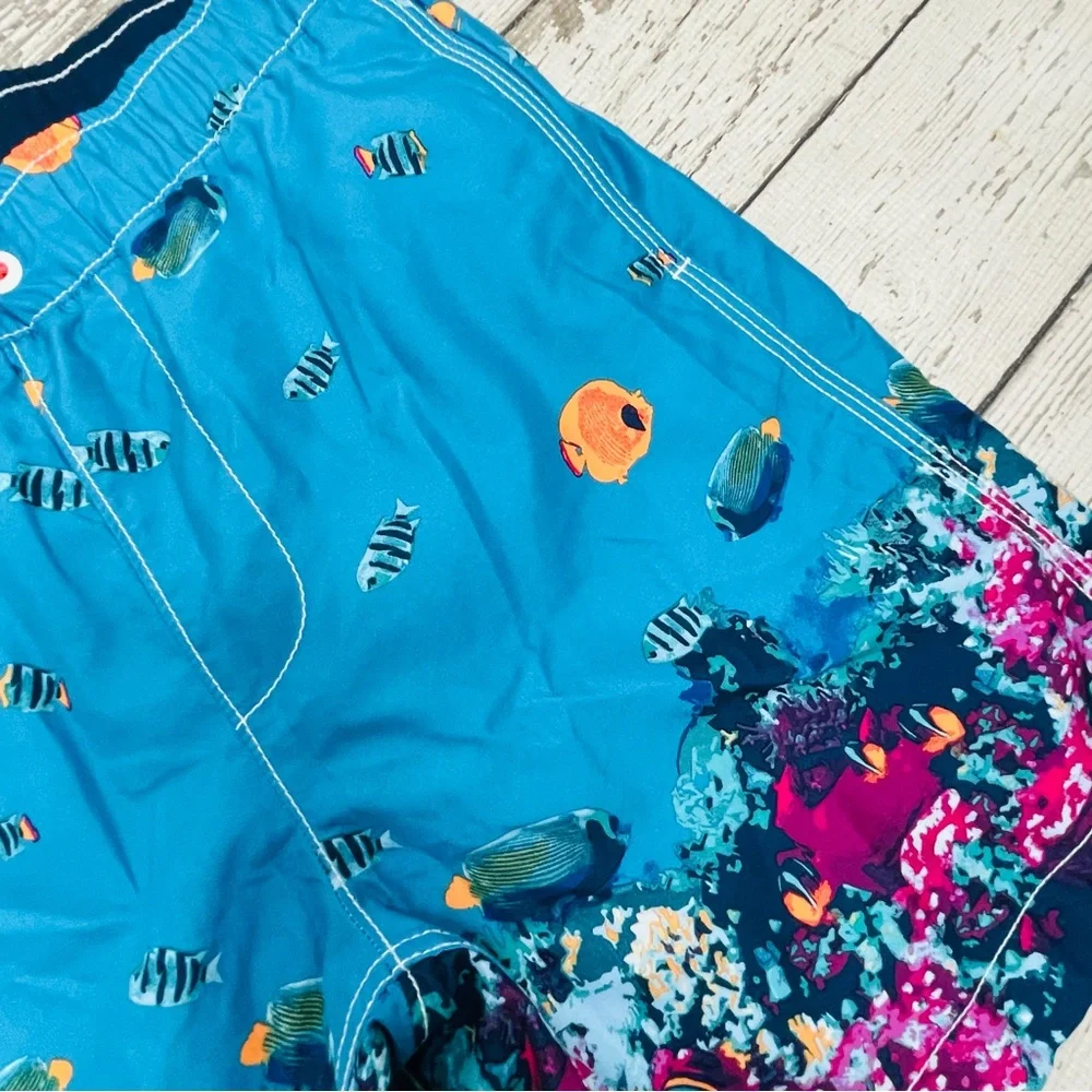 GAP Kids Tropical Reef Fish Swim Trunks